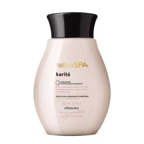 Óleo Hidratante Nativa Spa Karité, 200ml