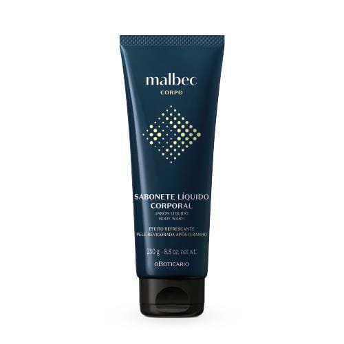 Gel de Banho Cabelo e Corpo Malbec Club, 250g